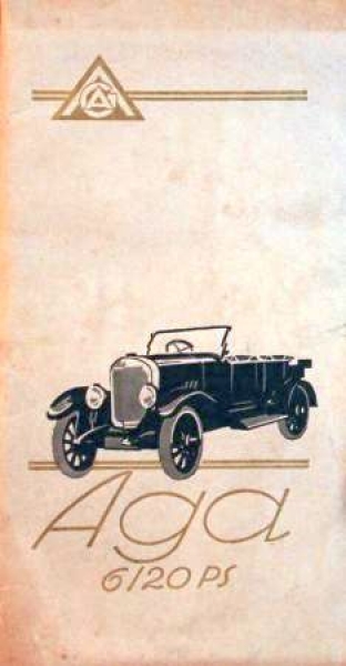AGA Automobile 6/20 PS Modellprogramm 1923 (S0280)